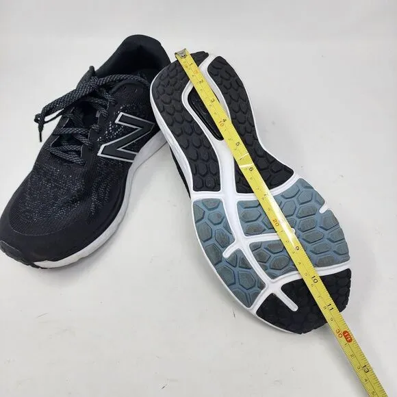 New Balance 680 V7 Running Shoes M680LB7 Men's Size 9.5 4E XWide Black White Box