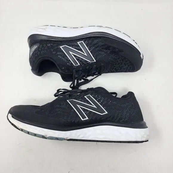 New Balance 680 V7 Running Shoes M680LB7 Men's Size 9.5 4E XWide Black White Box
