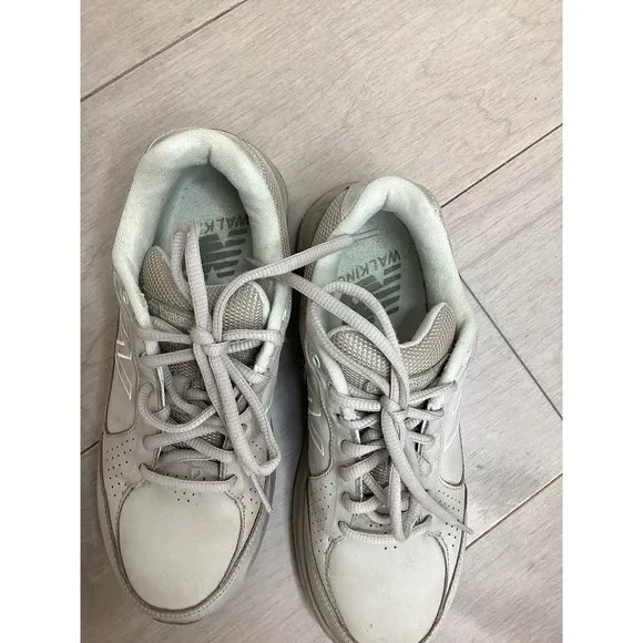 NEW BALANCE 928 Women Athletic Health Walking Shoes Tan Leather sneakers 7