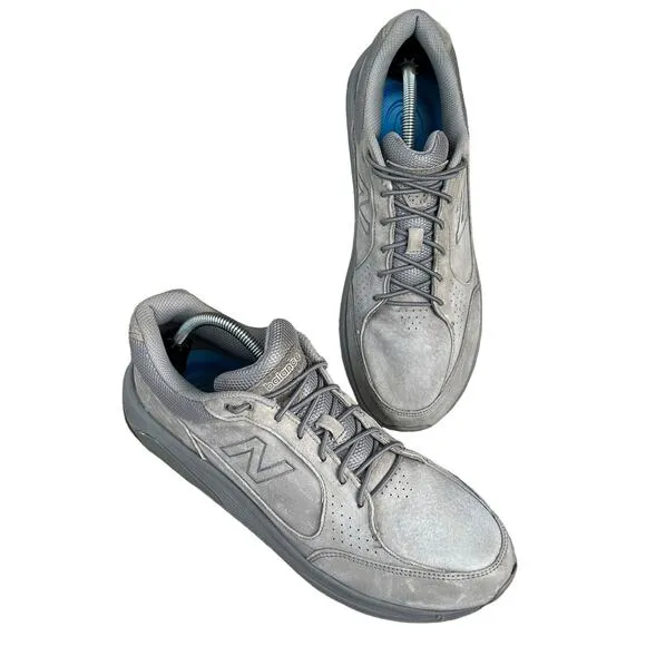 New Balance 928v3 Men’s 10 Walking Shoes Graphite Gray Suede Leather Sneakers