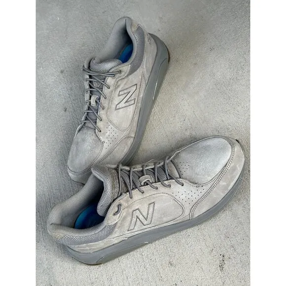New Balance 928v3 Men’s 10 Walking Shoes Graphite Gray Suede Leather Sneakers
