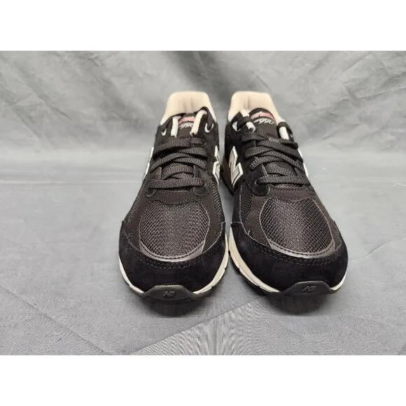 New Balance Boys 990v3 Sneakers GC990BS3 Suede Black Grey Size 7 NEW NO BOX