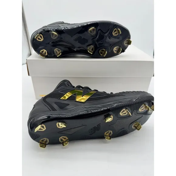 New Balance FuelCell Ohtani 1 Cleats Baseball Metal Black Gold Mens Size 9