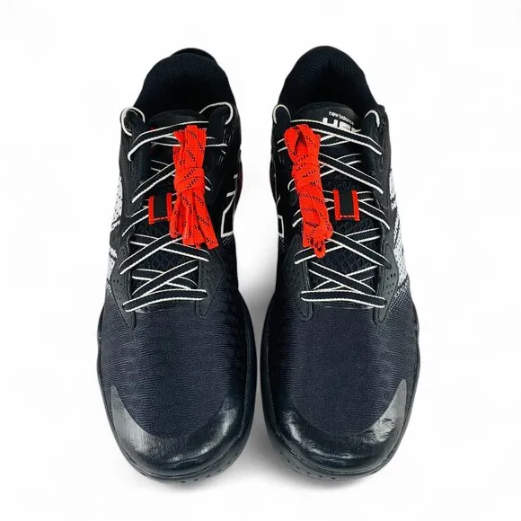 New Balance HESI Low v2 Black White Red Men's Wide 2E Basketball Shoes BBHSLAT2