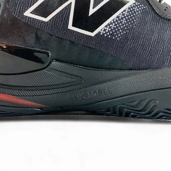 New Balance HESI Low v2 Black White Red Men's Wide 2E Basketball Shoes BBHSLAT2