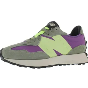 New Balance Men's 327 Shoes - Sour Grape / Bleached Lime Glo 12