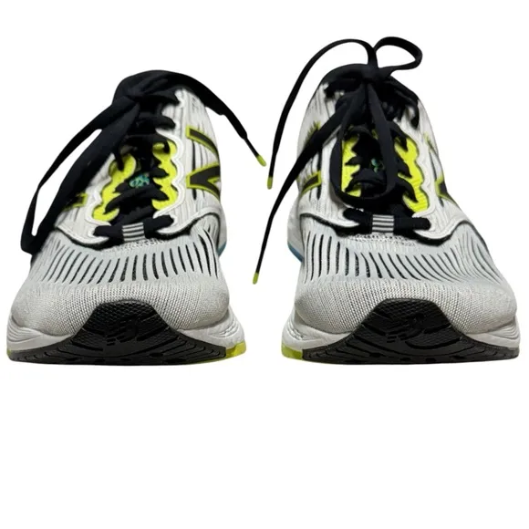 New Balance Men’s 890v6 REVLite Running Shoes Size 9 Lace Up White Green M890WB6