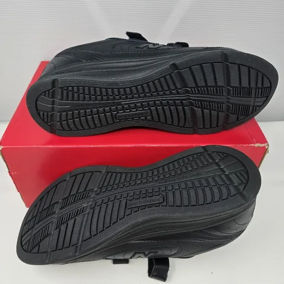 New Balance MW577Hv1 Men’s Walking Shoes Hook &amp; Loop Straps Black Size 11 New.