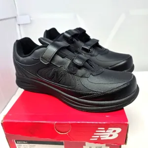 New Balance MW577Hv1 Men’s Walking Shoes Hook &amp; Loop Straps Black Size 11 New.