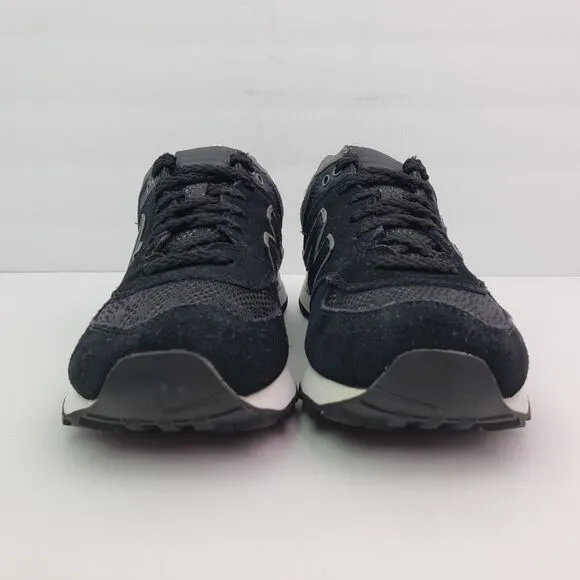 New Balance NB 574 Classic Womens Size 7 Black Suede Sneaker Shoes WL574NLA