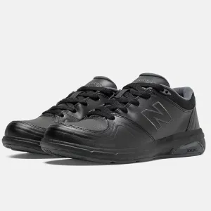New Balance Women's Black Leather 813 V1 Lace Up Walking Shoes Sneakers 11.5