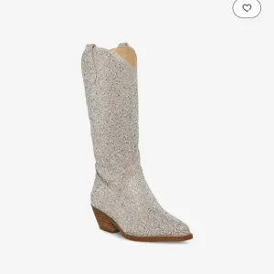 NEW Betsey Johnson Dalas Rhinestone Cowboy Boots