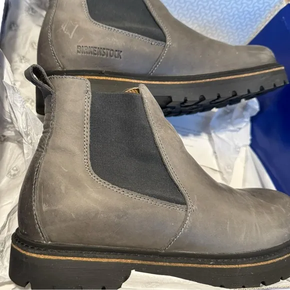 New! Birkenstock Stalon II Leather Ankle Boots 38