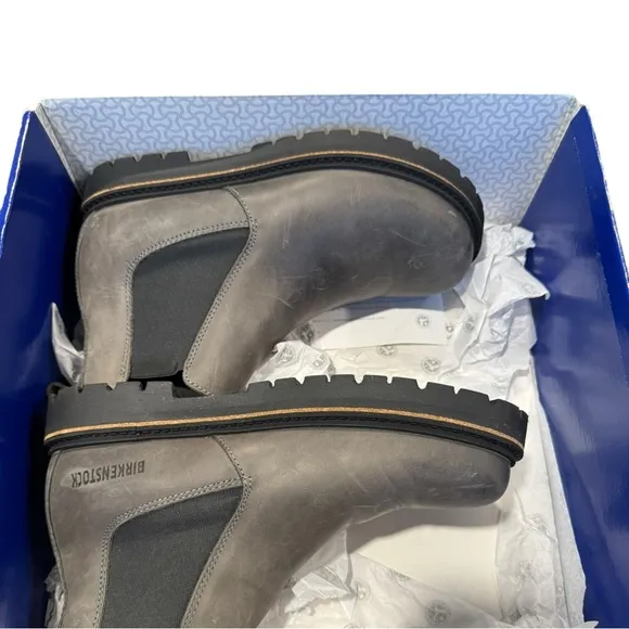 New! Birkenstock Stalon II Leather Ankle Boots 38