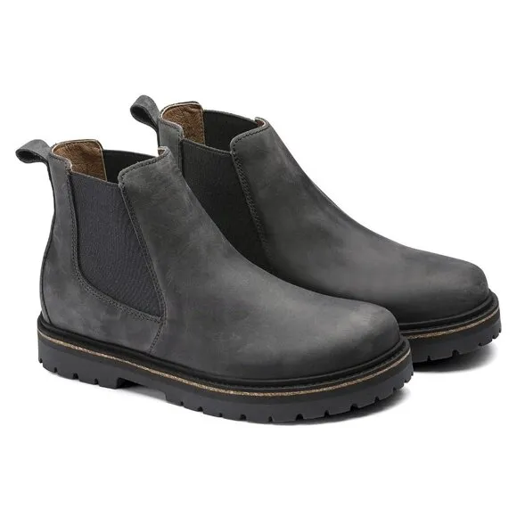 New! Birkenstock Stalon II Leather Ankle Boots 38