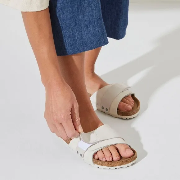 New Birkenstock x Free People OITA Off White Strappy Sandals Shoes 8/39
