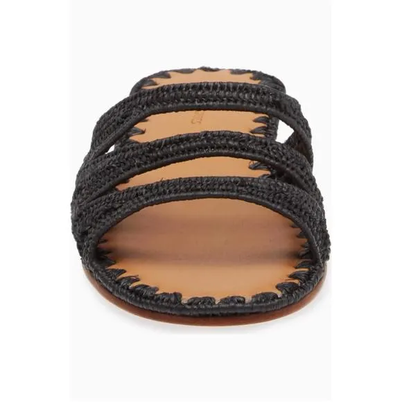 NEW CARRIE FORBES women's symm sandal in black