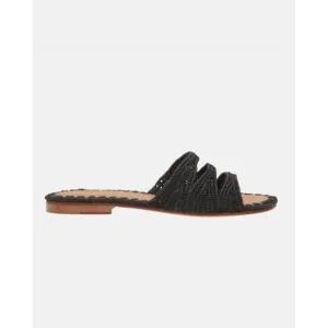NEW CARRIE FORBES women's symm sandal in black