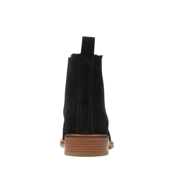NEW Clarks, Leather Cologne ARL02 Black Suede Boots (26174768)