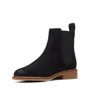 NEW Clarks, Leather Cologne ARL02 Black Suede Boots (26174768)