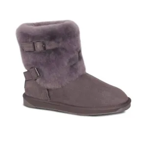 NEW CLOUD NINE women's two buckle boots in gray