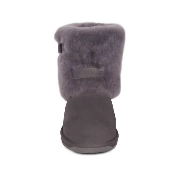 NEW CLOUD NINE women's two buckle boots in gray