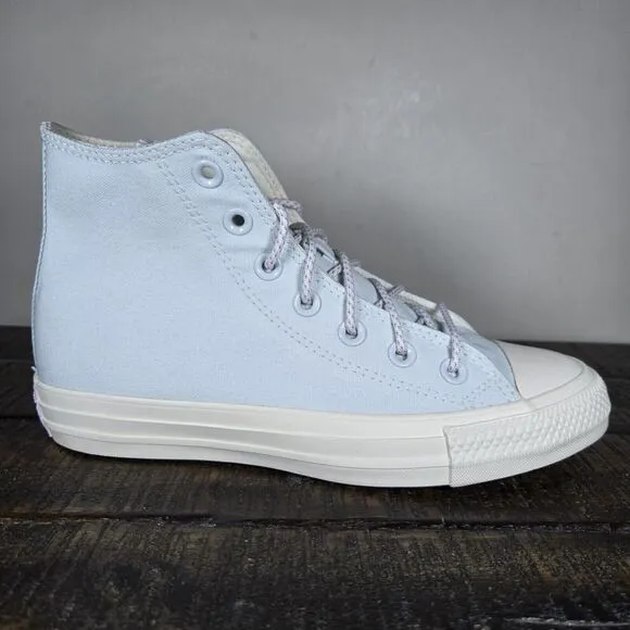 NEW Converse CTAS Hi Womens Size 6.5 Hi Top Lace Up Shoes A06227F Aqua Mist Blue