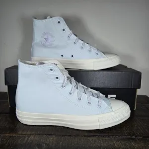 NEW Converse CTAS Hi Womens Size 6.5 Hi Top Lace Up Shoes A06227F Aqua Mist Blue
