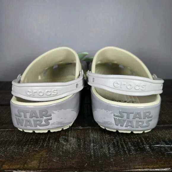 NEW Crocs Grogu Classic Clog Mens Size 13 Baby Yoda Mandalorian Star Wars Shoes