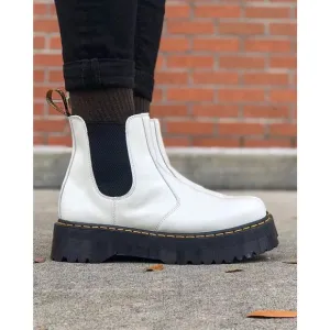 New Dr. Martens 2976 SMOOTH LEATHER PLATFORM CHELSEA BOOTS size US 6
