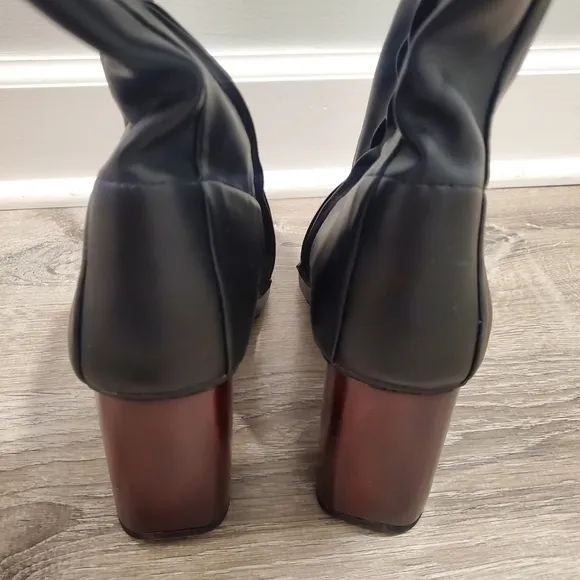 NEW Franco Sarto Borne Black Fashion Boots