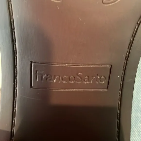 NEW FRANCO SARTO Suede And Leather Penelope Heel Booties shadow in size 11
