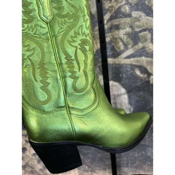 New Free People Dagget Western Boots By Jeffrey Campbell Size Us 7