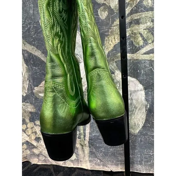 New Free People Dagget Western Boots By Jeffrey Campbell Size Us 7