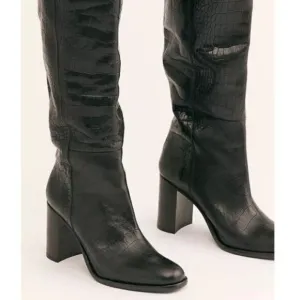 NEW Free People Grayson Tall Boots Women 8.5 Knee High Chic Contemporary Classic