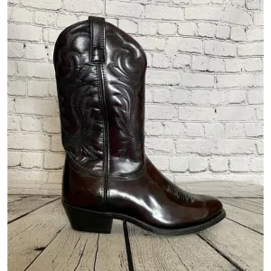 New Guide Gear Brown Leather Men's Western Cowboy Boots 10 EW‎