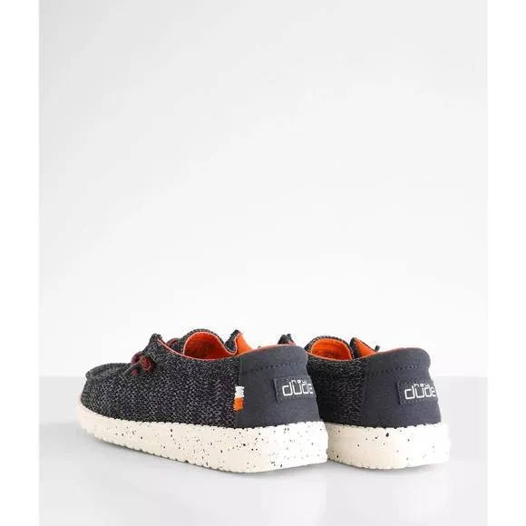 NEW HEY DUDE kid's wally sox shoes in ocean blue