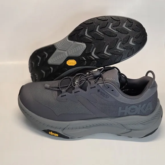 New Hoka Transport GTX Gore-Tex Invisible Fit Walking Shoes 1133957 Men's 12 D