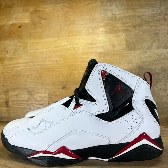 NEW Jordan True Flight Mens Sz 11.5 Shoes Sneakers Varsity Red Black 342964-160