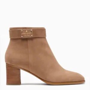 NEW ♠️ Kate Spade Melony Almond Toe Suede Booties - Khaki