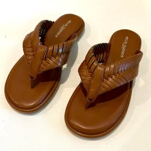 New KELSI DAGGERTidal Sandals in Cognac