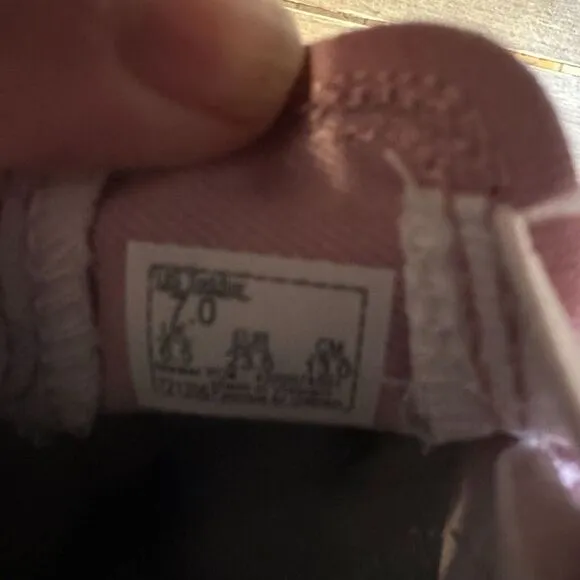 New Little Kids Vans Classic Slip On Comfy Cush‎ Pink Velvet Shoes Sneakers 7 C