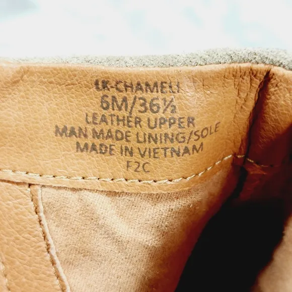 NEW Lucky Brand Chameli Platform Tan Suede Leather Ankle Bootie T453