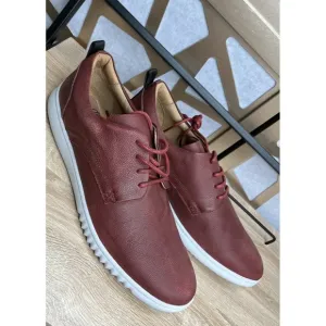 New MARC JOSEPH NEW YORK Columbia Leather Sneaker men red 11.5 Oxford Shoes Casu