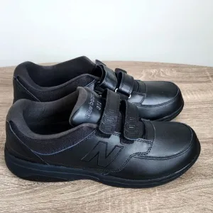 NEW MENS NEW BALANCE MW 813 WT WALKING SHOES Black LEATHER Shoes AUTHENTIC SZ 11