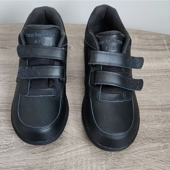 NEW MENS NEW BALANCE MW 813 WT WALKING SHOES Black LEATHER Shoes AUTHENTIC SZ 11