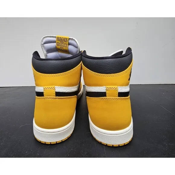 New Men's Size 10 [DZ5485-701] Jordan 1 Retro Hi OG Yellow Ochre Shoes SNEAKERS