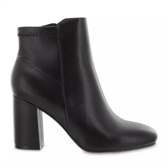 New MIA Women's Carla Boots black bootie Carla features a chic square toe zipper