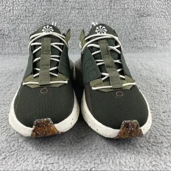 New Nike Sneakers Crater Impact Shoes Mens 8 Sequoia Olive Lace Up‎ Low Top