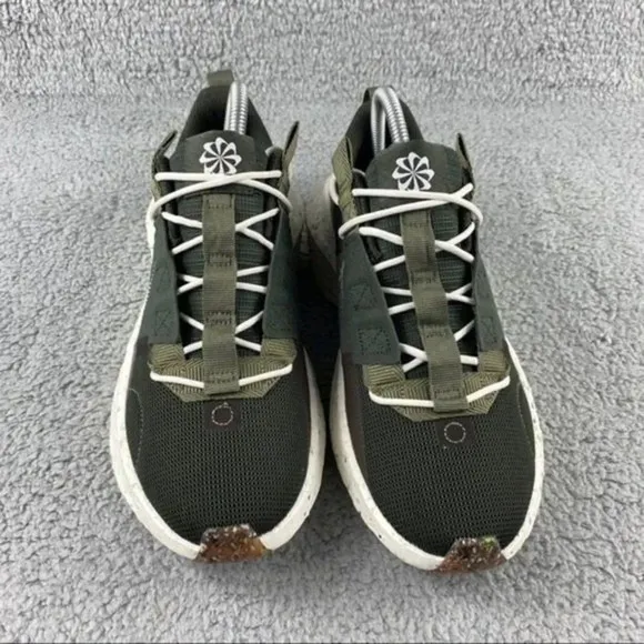 New Nike Sneakers Crater Impact Shoes Mens 8 Sequoia Olive Lace Up‎ Low Top